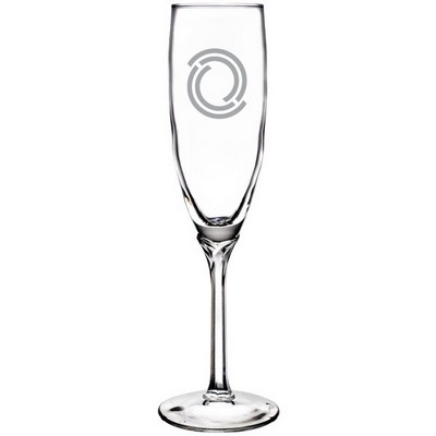 Laser Engraved Libbey® 8995 Domaine 6 oz. Flute Glass