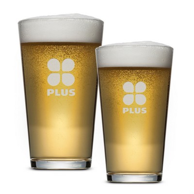 Chelsea Pub Glass - Deep Etch